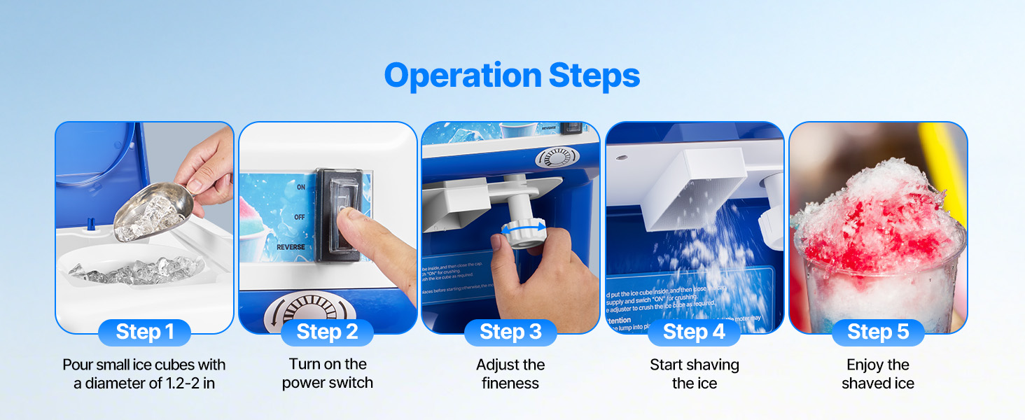 snow cone shaver