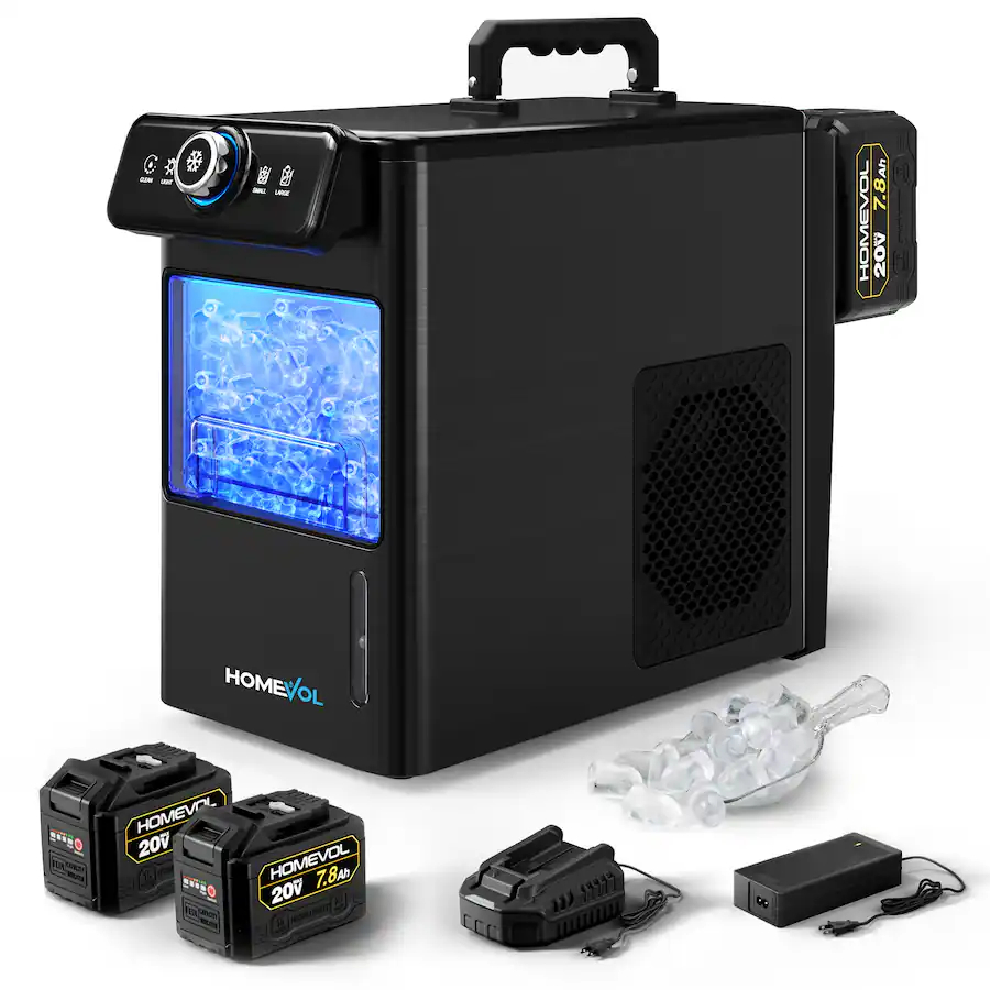 ✨Limited-time offer: Buy 1 get 1 free✨Cordless Battery Powered Portable Ice Maker 