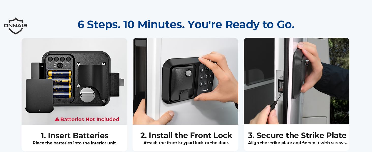 Prepare & Install Lock