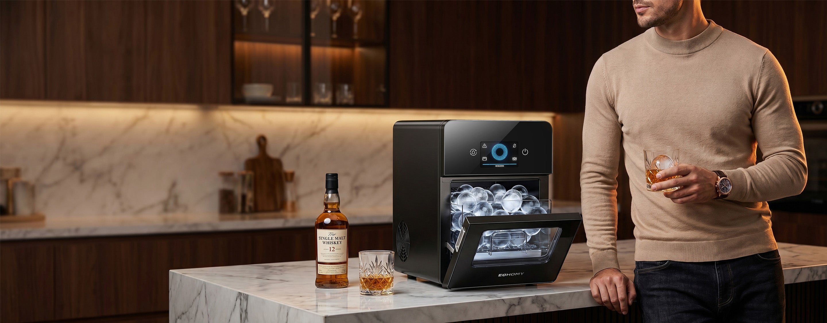 Euhomy sphere ice maker