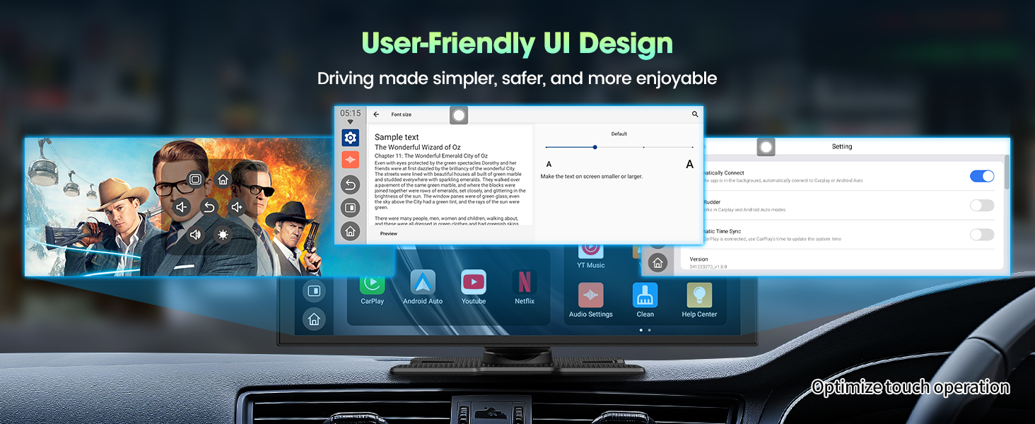 car display screen