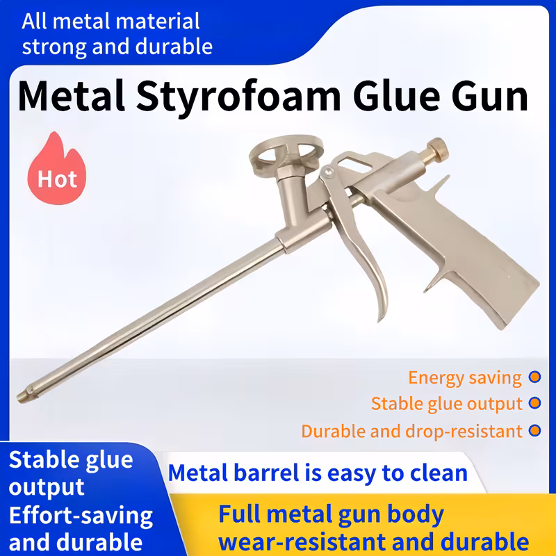 1 professional foam fill gun for polyurethane foam   ergonomic metal dispenser tool no power required ideal for industrial and home   projects Product details 4