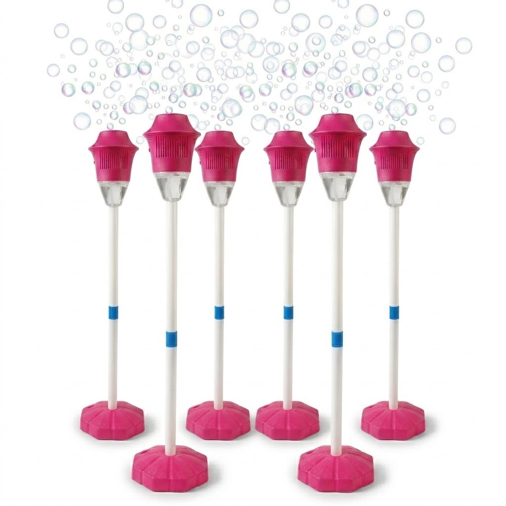 🛒BEST SELLER🚀SEESE Bubble Maker For Kids - Adjustable Height Stand, Auto Blaster with Music, Perfect for Backyard,FunIdeal for Outdoor Parties Holiday gifts
