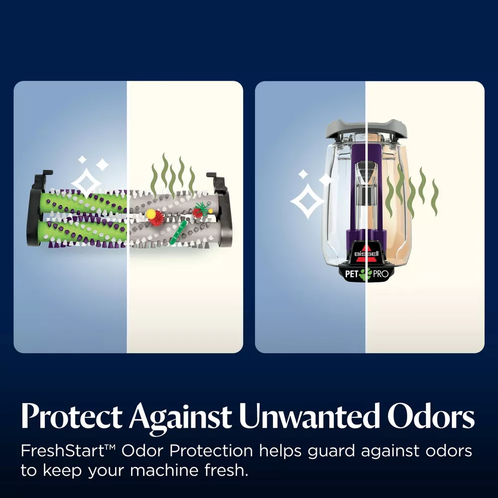 BISSELL ProHeat 2X Revolution Pet Pro Plus Carpet Cleaner 3588 11" Cleaning Path Purple