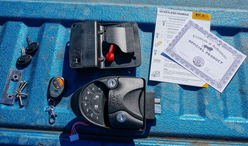 RVLock Keyless Entry Door Handle Install and Review