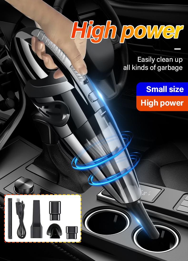 Mini Cordless Handheld Vacuum Cleaner  Powerful Suction for Home & Car Cleaning  Perfect for Pet Hair, Dust, Crumbs & Small Messes  Lightweight, Portable & Wireless with Multiple Attachments | Quick Clean Anytime Anywhere