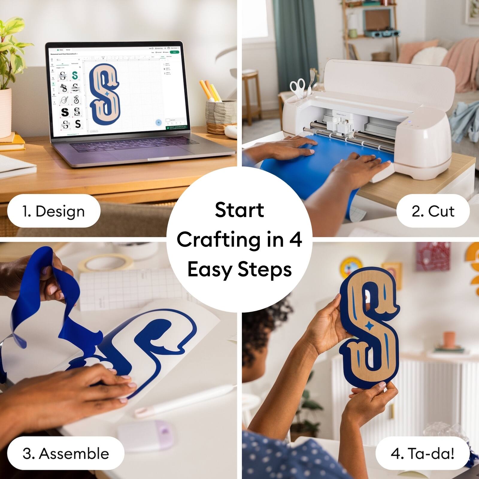Cricut Maker 4 Cutting Machine with Vinyl and Iron On Sheets Bundle z20-11084-N9 - Best Buy