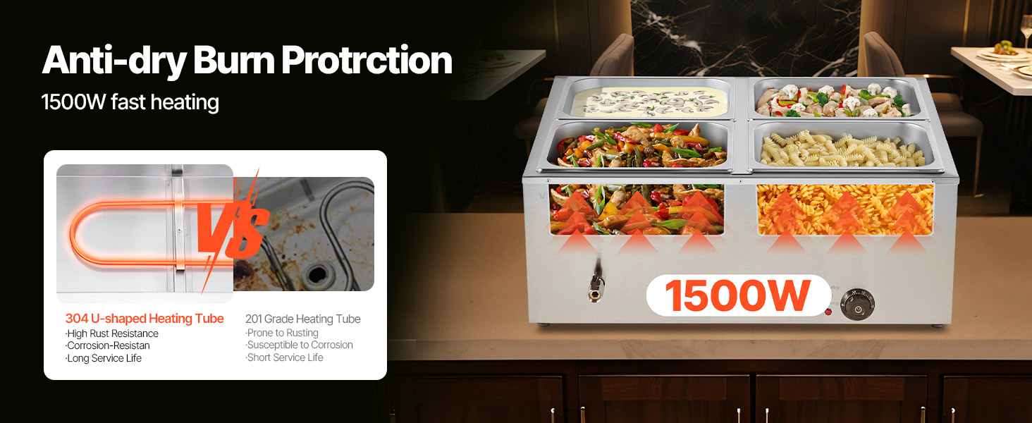 buffet bain marie