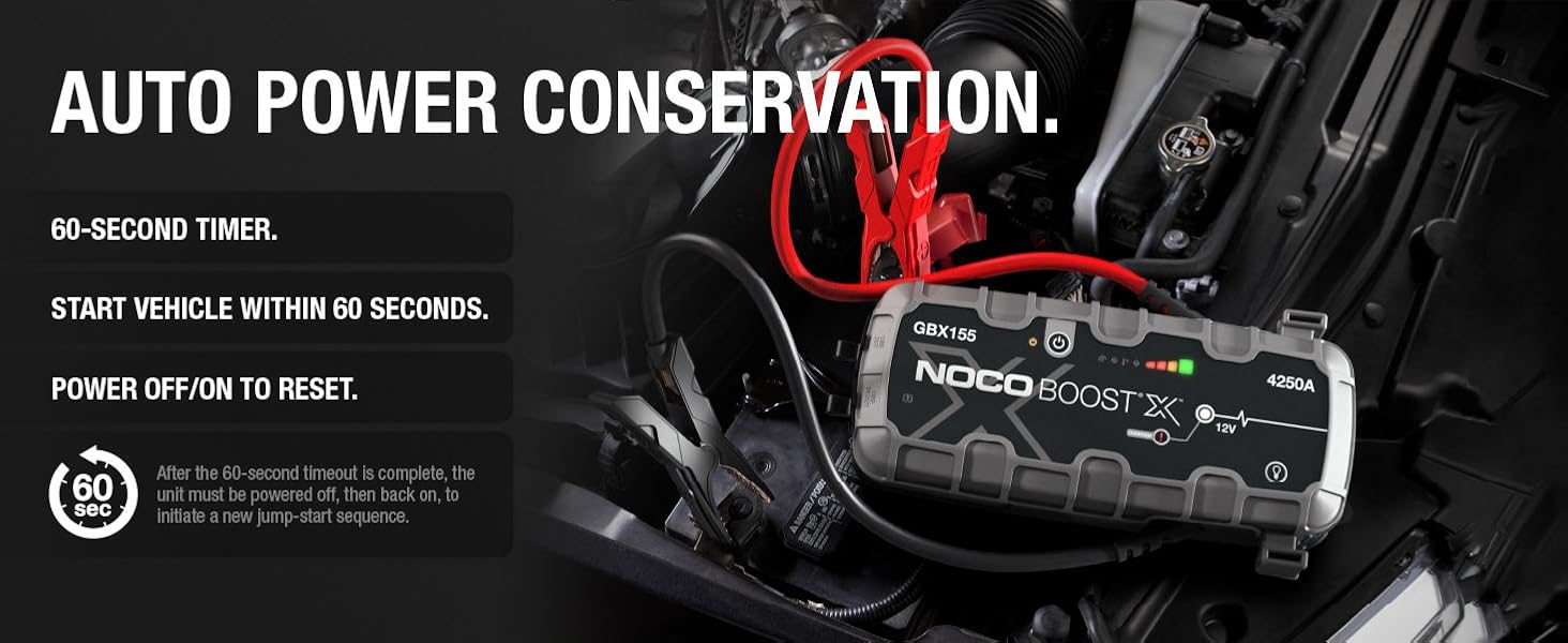 jump starter car battery charger jumper cables pack lithium portable diesel truck vehicle buster