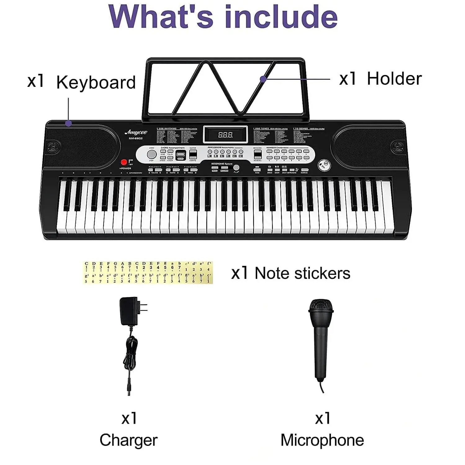 #Special Price🏷️Garvee 88 Key Folding Semi-Weighted Piano Full Accessory Set
