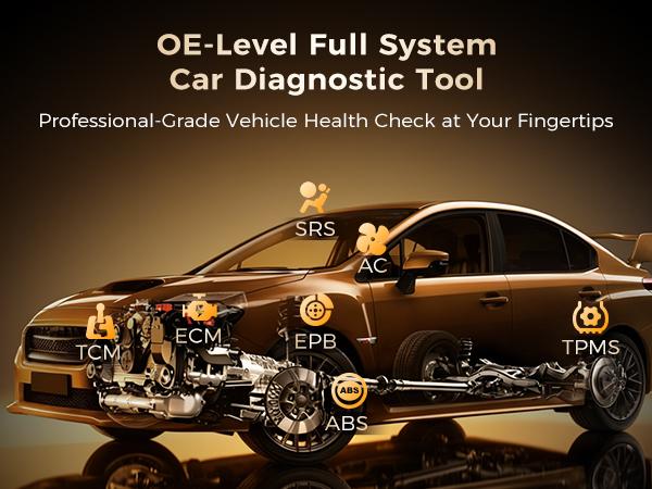 【DealsForYouDays】THINKCAR  689BT Lifetime Free Update Car OBD2 Scanner Tool, THINKSCAN All-System Automotive Diagnostic Tool, Bi-Directional OBD2 Scanner with ECU Coding, 35+ Services, FCA Autoauth, CANFD&DoIP，Bidirectional Scan Tool