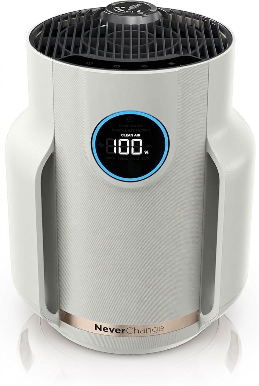 Spring sale Air Purifier for Home with NeverChange(5-Year) HEPA Air Filter