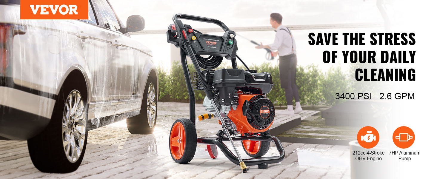 Gas pressure Washer 3400