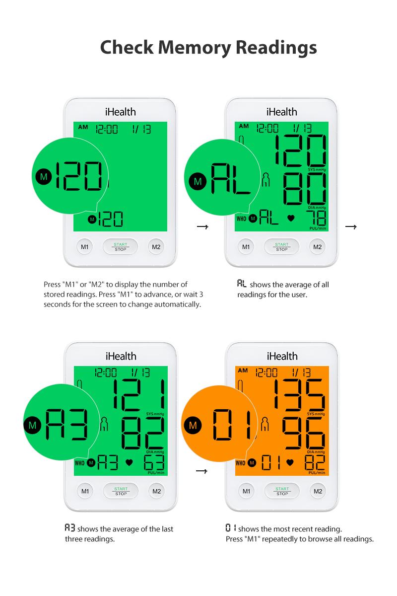 iHealth Bluetooth Blood Pressure Monitor HSA or FSA Eligible, with Large Cuff & Color-Coded Display, Dual Users 2*120 Readings, Automatica Upper Arm Blood Pressure Machine with Cloud Storage & Body Movement Detection, Portable Healthcare Kit iHealth Bluetooth Blood Pressure Monitor HSA or FSA Eligible, with Large Cuff & Color-Coded Display, Dual Users 2*120 Readings, Automatica Upper Arm Blood Pressure Machine with Cloud Storage & Body Movement Detection, Portable Healthcare Kit