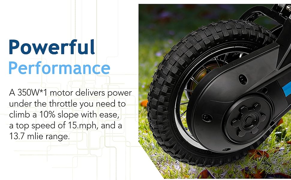 Garvee 24V 350W Kids Electric Dirt Bike