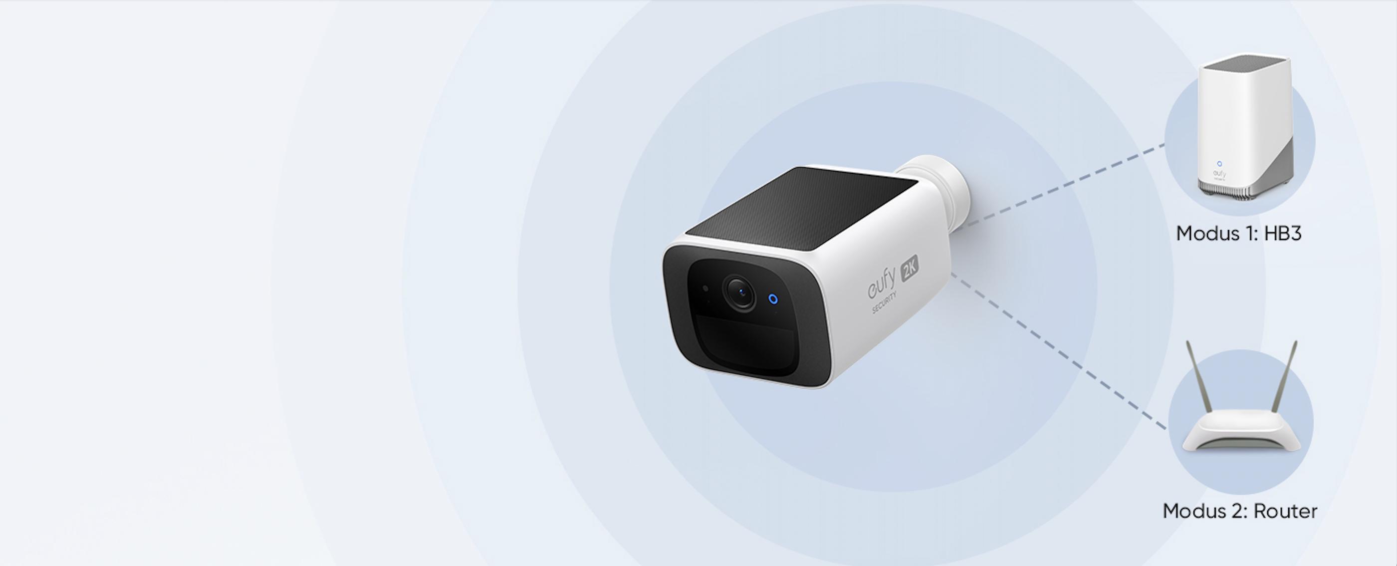eufy SoloCam S220 Solar-Powered Wireless Outdoor Camera 2K Resolution 2.4 GHz Wi-Fi Continuous Power Day Night Vision AI Alerts Weather Resistant IP67 eufy SoloCam S220 Solar-Powered Wireless Outdoor Camera 2K Resolution 2.4 GHz Wi-Fi Continuous Power Day Night Vision AI Alerts Weather Resistant IP67