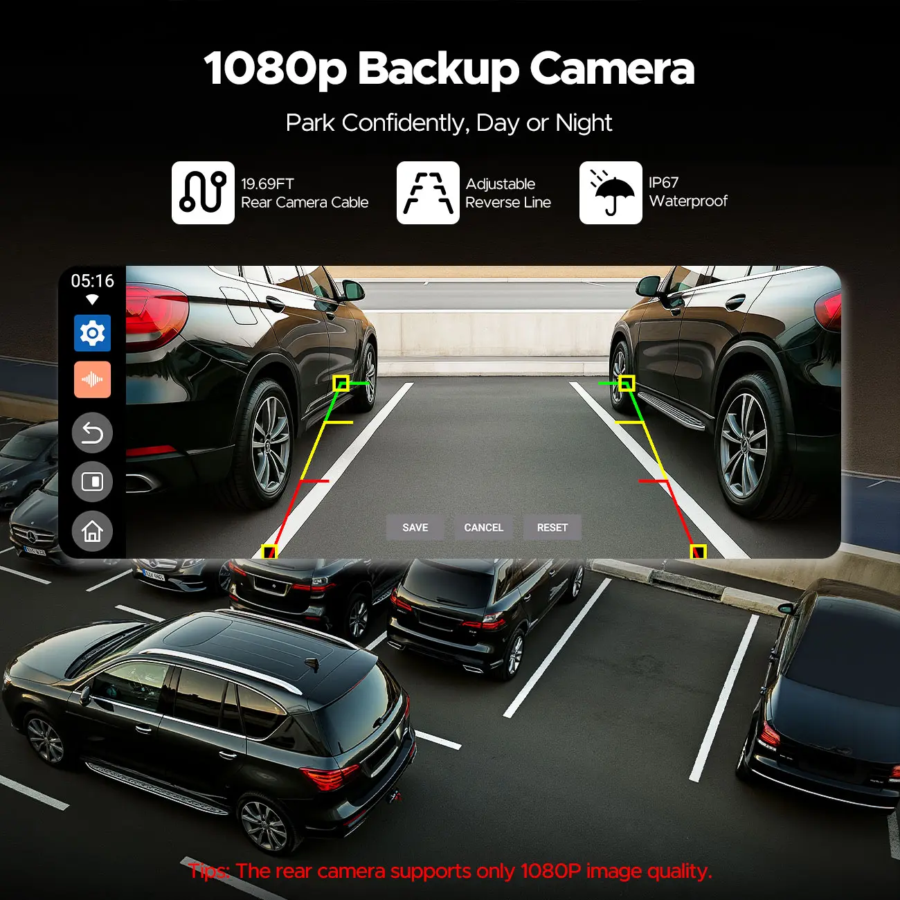 10.25"Wireless CarPlay Screen Watch Youtube/Netflix/ While Parked Auto-Connect, iPhone 8–15+ & Android 11+ Any Car Upgrade