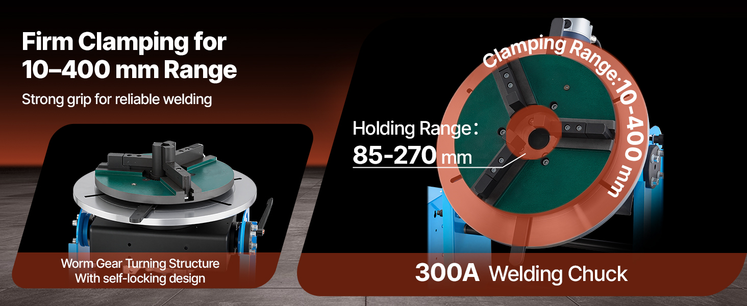 portable welder positioner turntable machine