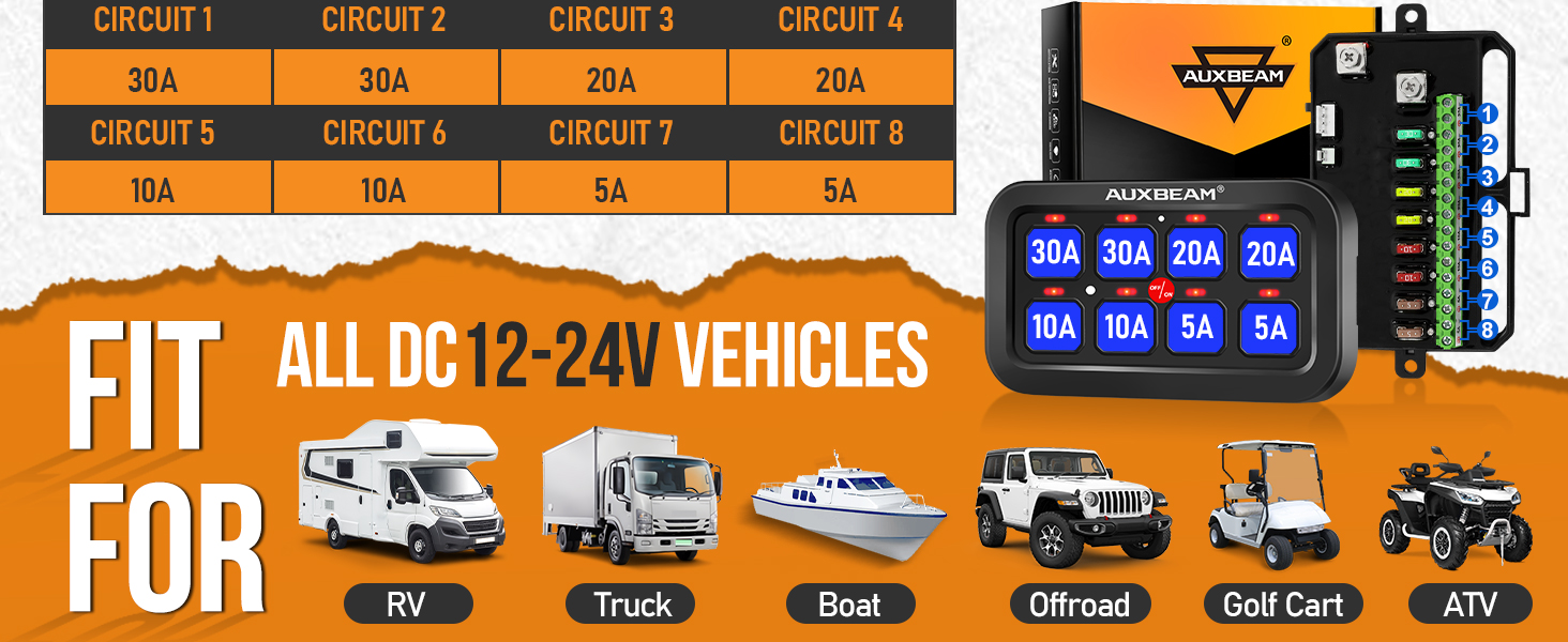 automotive switch panel