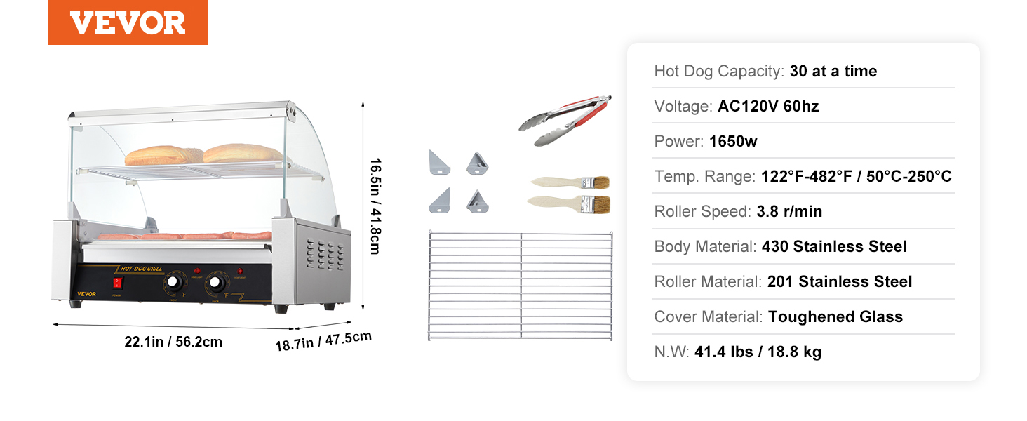 hot dog roller with cover