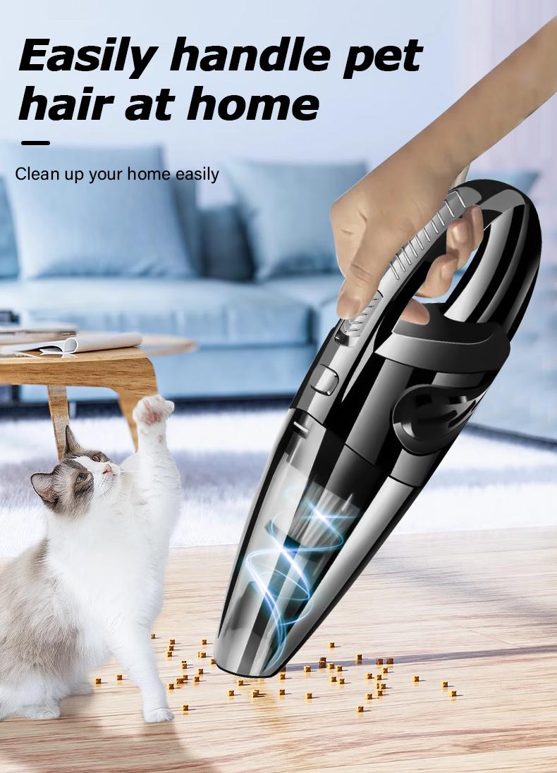 Mini Cordless Handheld Vacuum Cleaner  Powerful Suction for Home & Car Cleaning  Perfect for Pet Hair, Dust, Crumbs & Small Messes  Lightweight, Portable & Wireless with Multiple Attachments | Quick Clean Anytime Anywhere