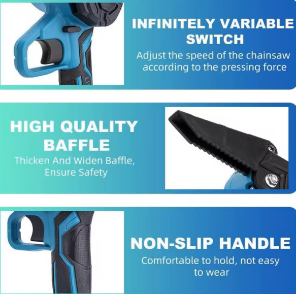 📢 Limited-Time Promotion 🔥Compact Handheld Mini Chainsaw Kit (Battery Powered)