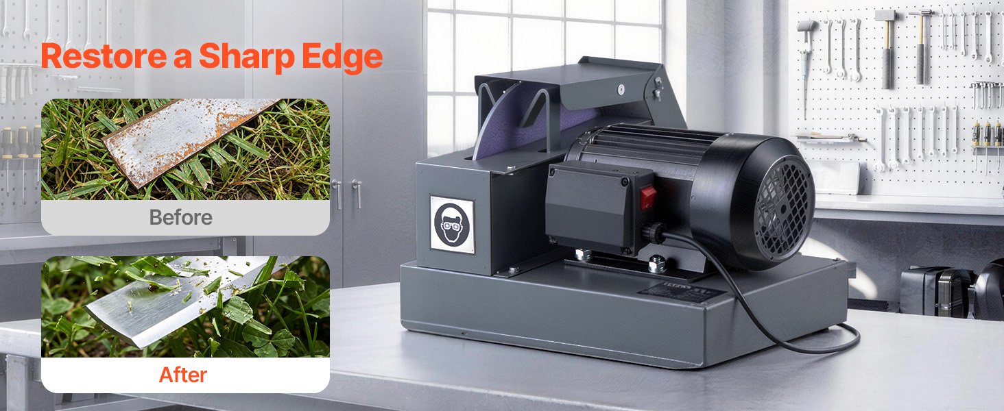 lawn mower blade sharpening machine
