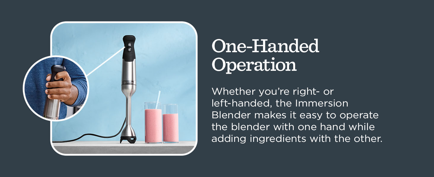 One-handed operation 
