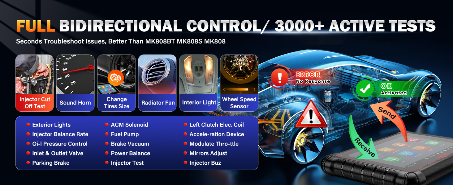Autel OBD2 OBD II OBDII OBD 2 car diagnostic scanner scan tool