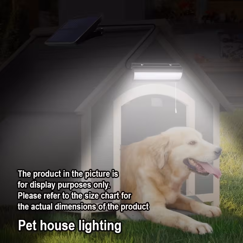 solar powered wall light with pull switch detachable assembly suitable for courtyard lighting pet house lighting tool room lighting treehouse lighting Product details 2