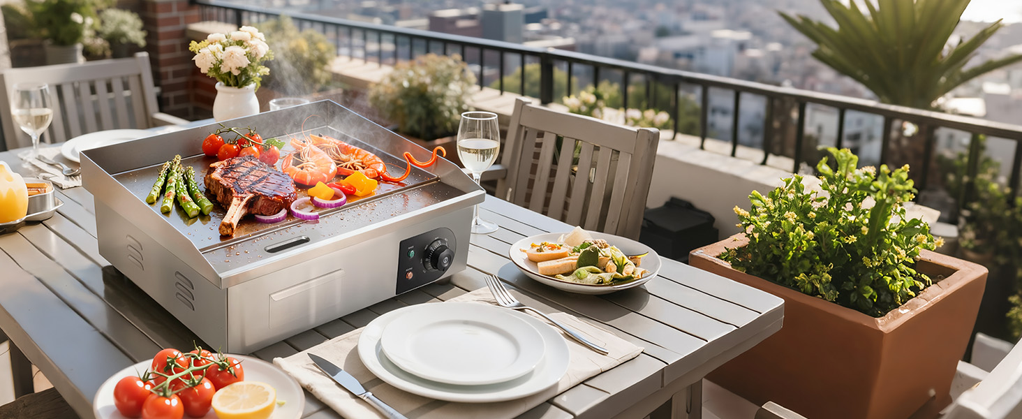 electric flat top grill