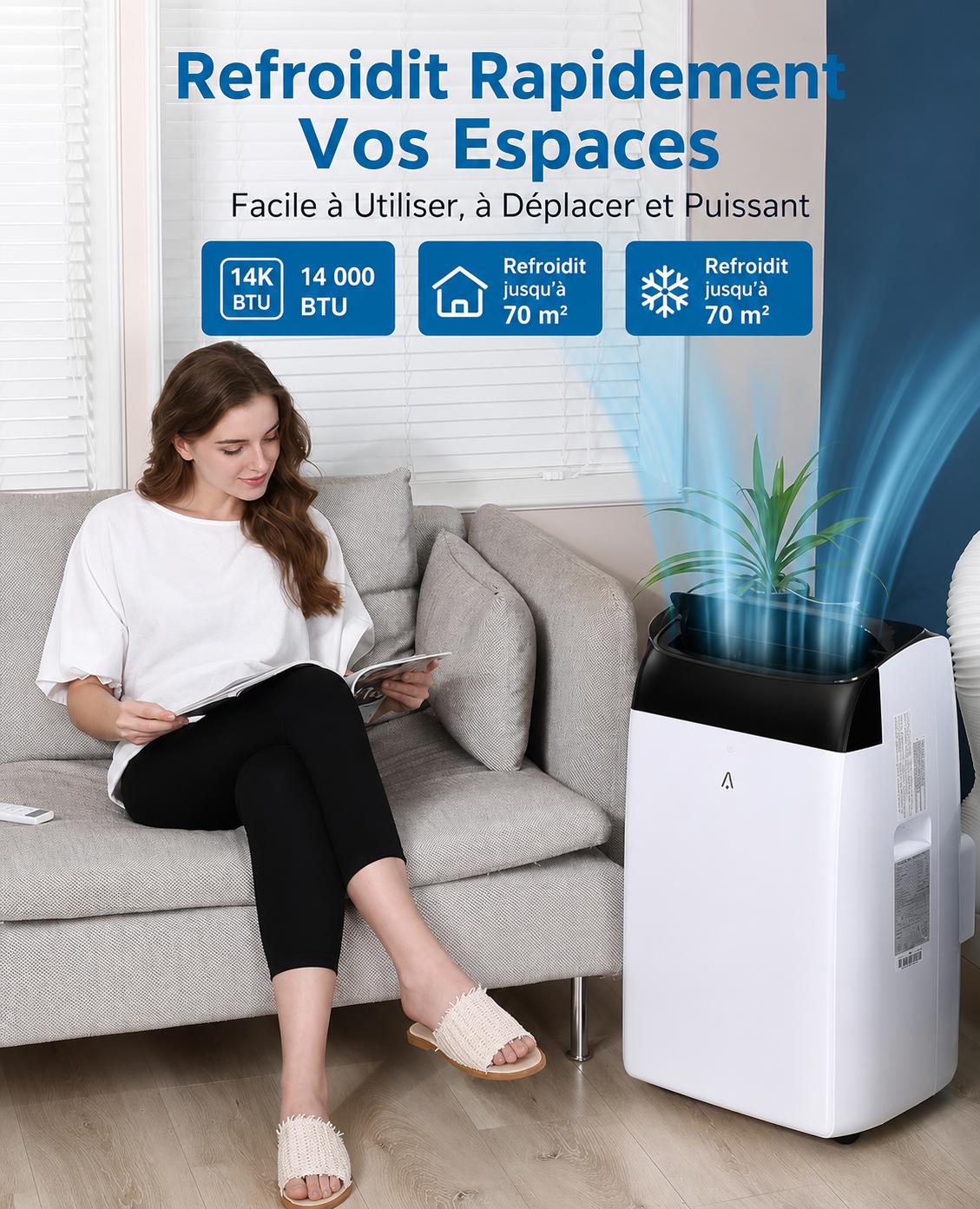 🔥Summer Sale🔥Garvee 14000 BTU Portable Air Conditioner