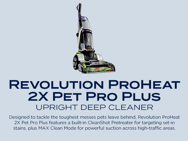 BISSELL ProHeat 2X Revolution Pet Pro Plus Upright Deep Cleaner 3588F