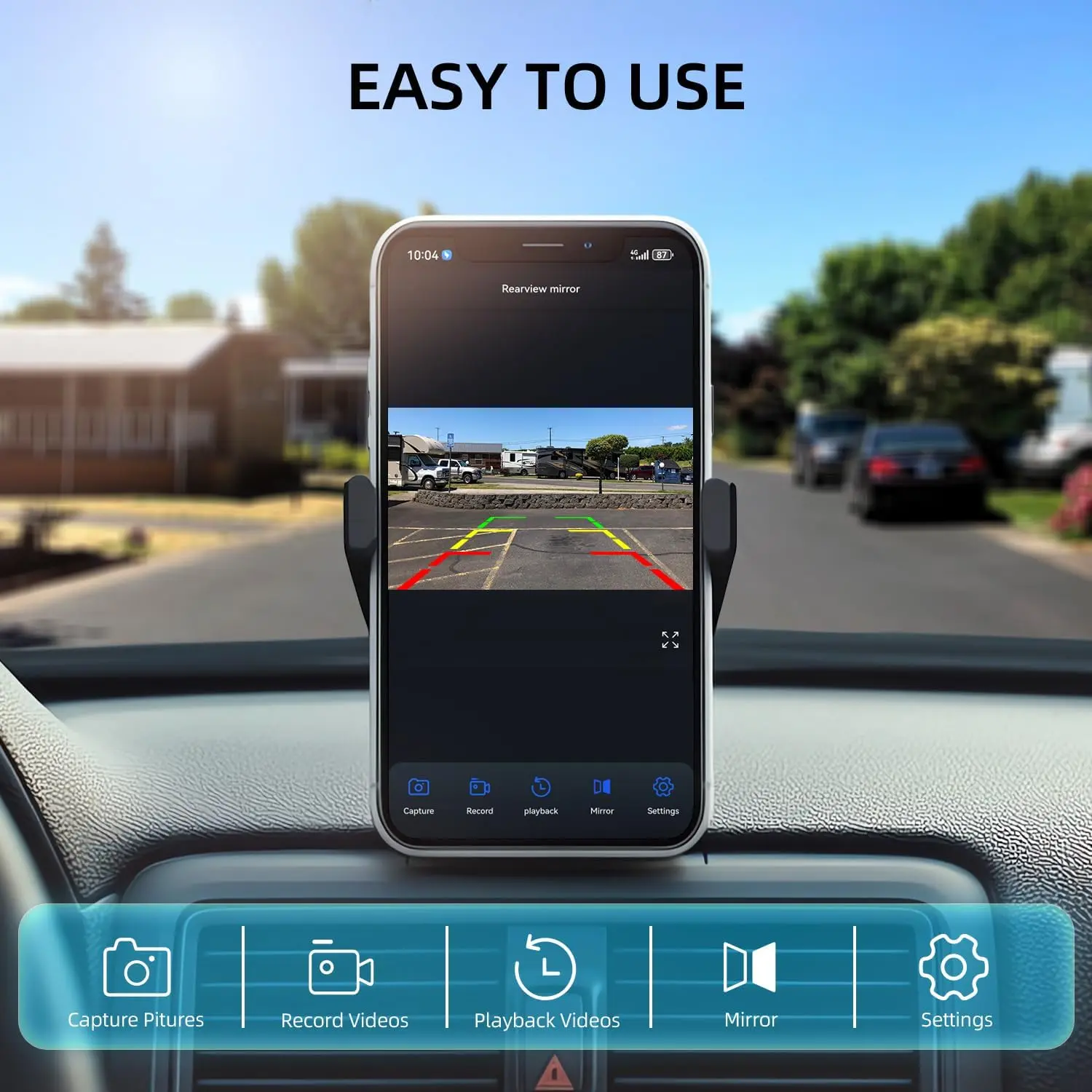 🚛☀️MZ6 WiFi Magnetic Solar Backup Camera – Wireless, Solar-Powered, Ultra-HD Hitching Safety System 🔥📸