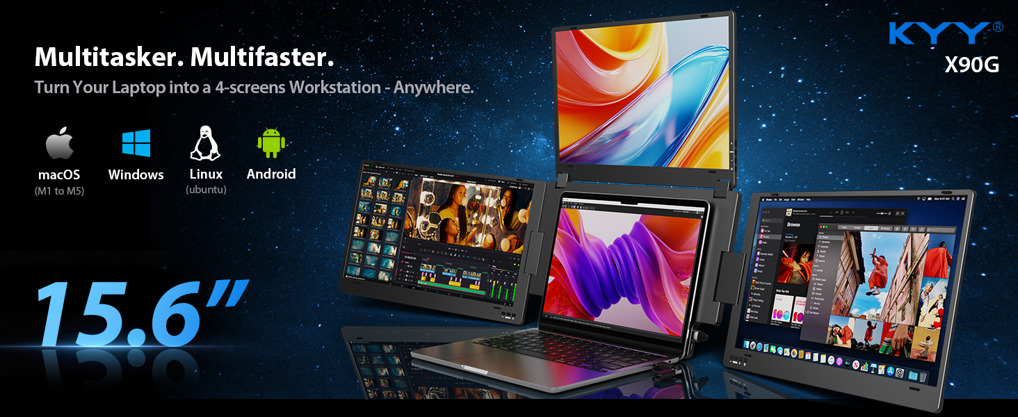triple screen laptop monitor extender