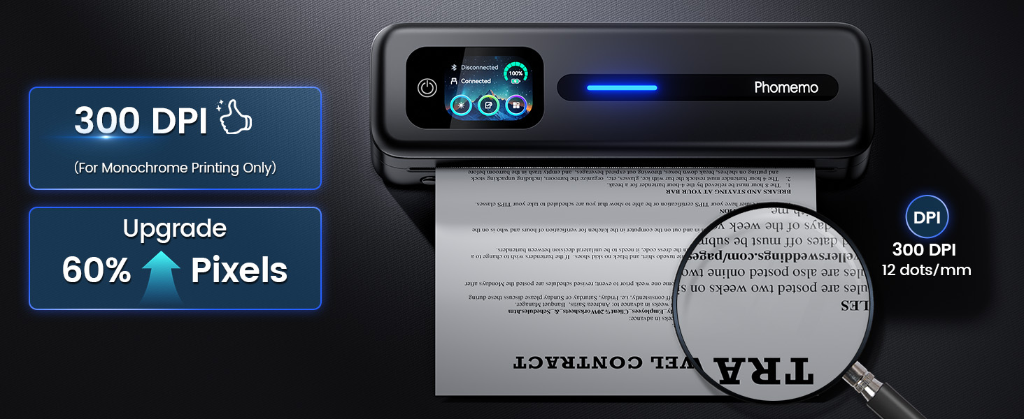 M832D Portable Thermal Printer