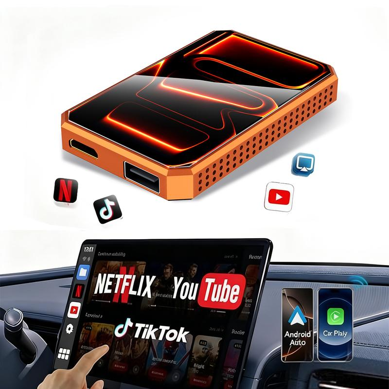 📺[Flash Sale - 40% OFF] Wireless CarPlay AI Box: Stream Netflix & YouTube in Your Car🔥