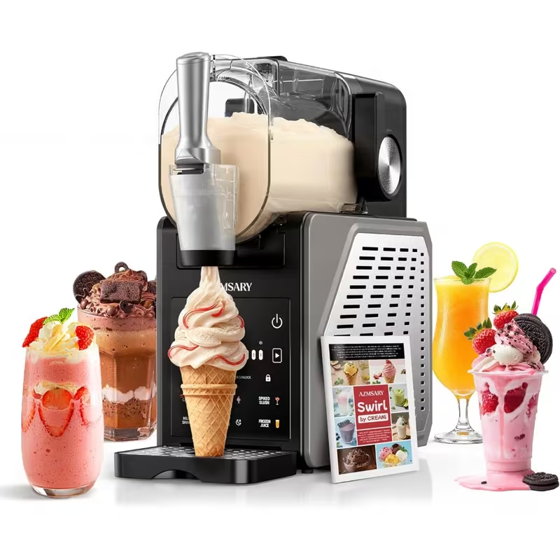🔥Limited Offer🔥Slushie Machine, 85Oz Ice Cream Machine And Slushy Machine for Home Use, 