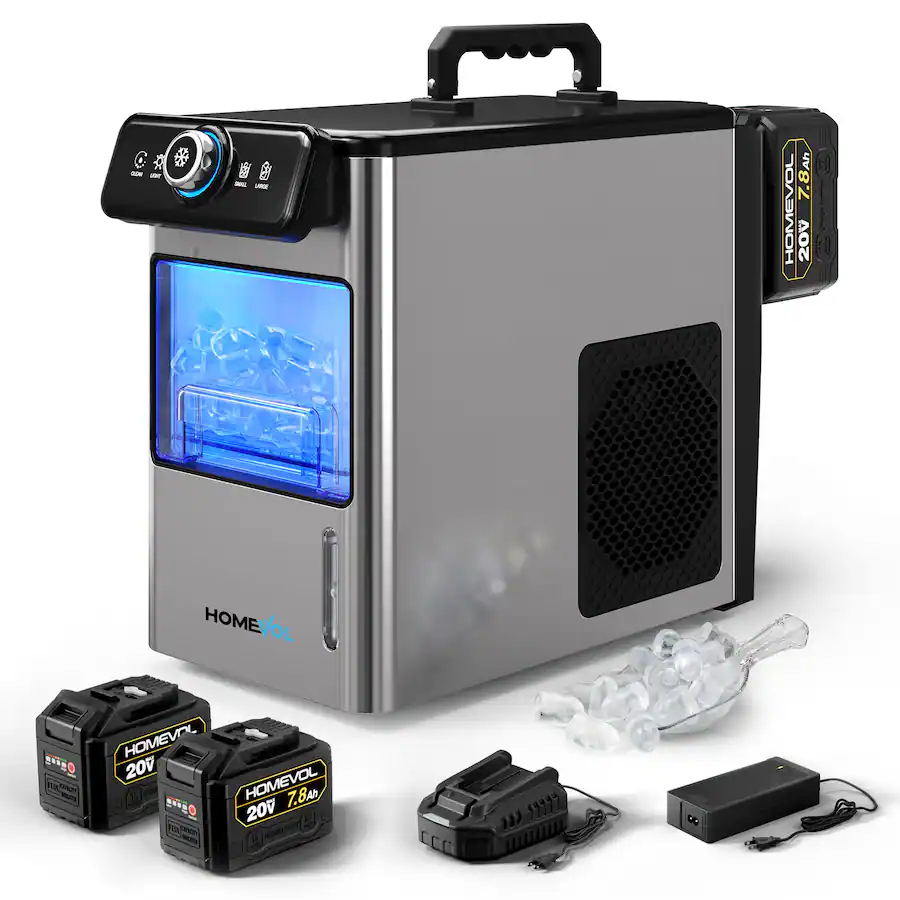 ✨Limited-time offer: Buy 1 get 1 free✨Cordless Battery Powered Portable Ice Maker 