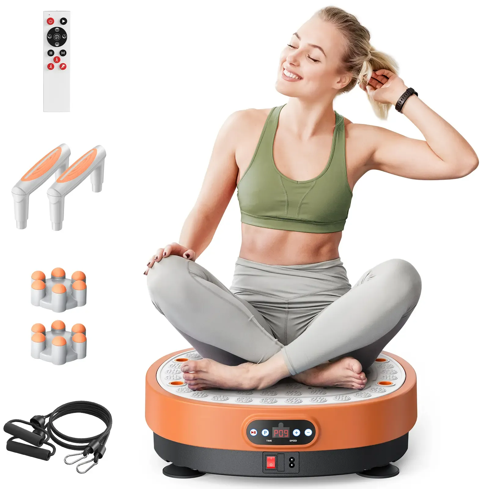 🔥 Super Deal Alert！MERACH Round Vibration Plate