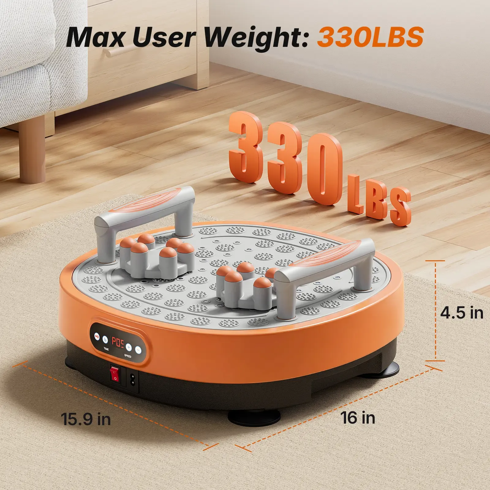 🔥 Super Deal Alert！MERACH Round Vibration Plate