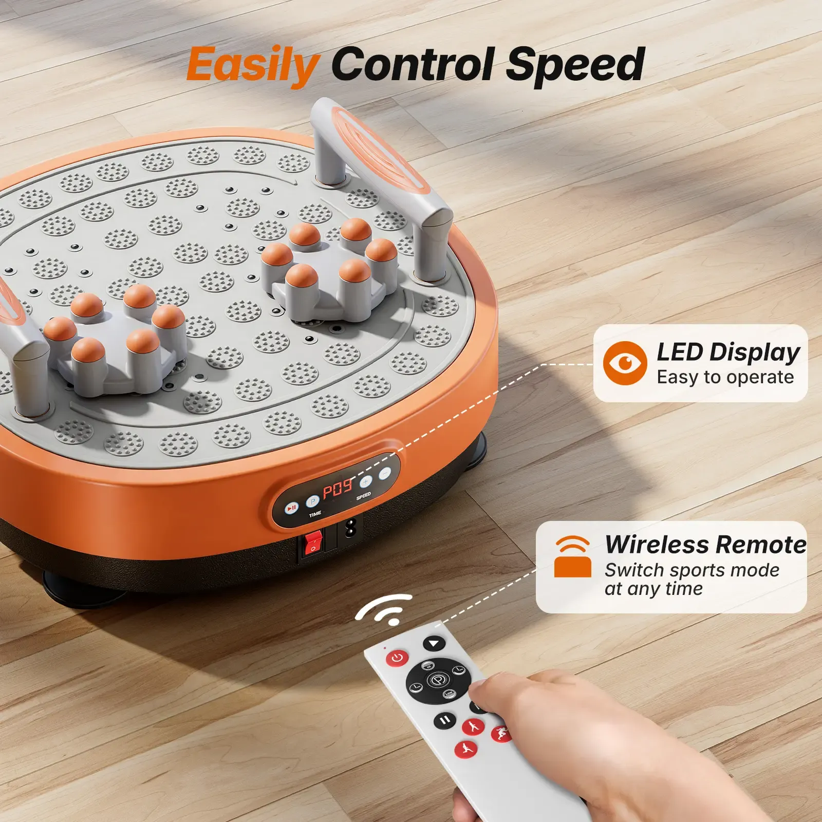 🔥 Super Deal Alert！MERACH Round Vibration Plate