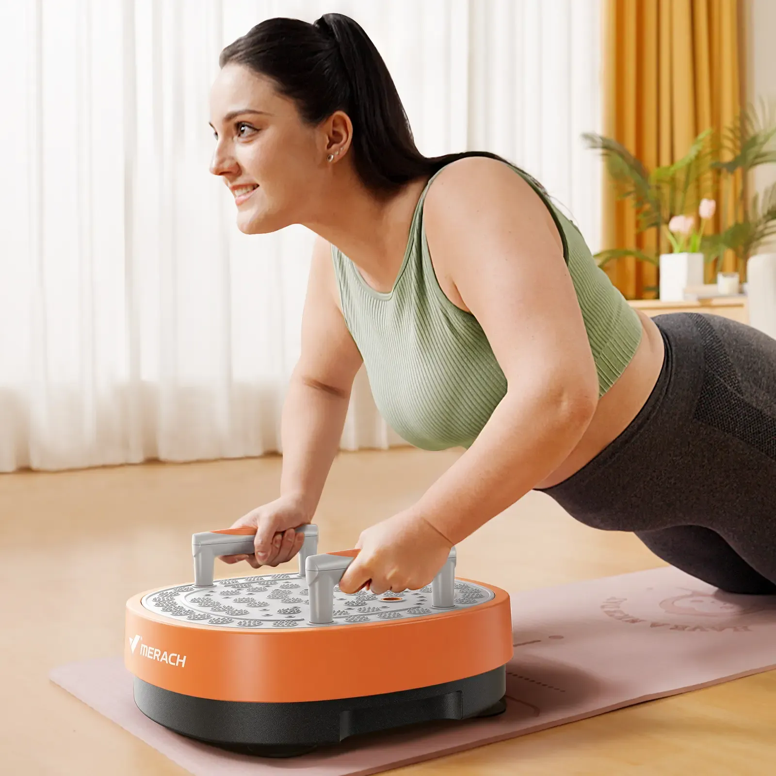 🔥 Super Deal Alert！MERACH Round Vibration Plate