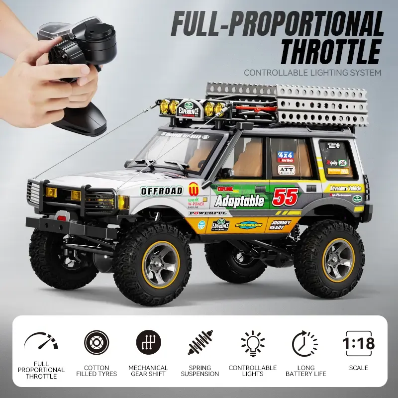 #🚀 LIMITED TIME DEAL! 🔥 1/5 Scale Brushless 4WD Electric Desert Truck RTR, High Speed Off-Road RC Truck