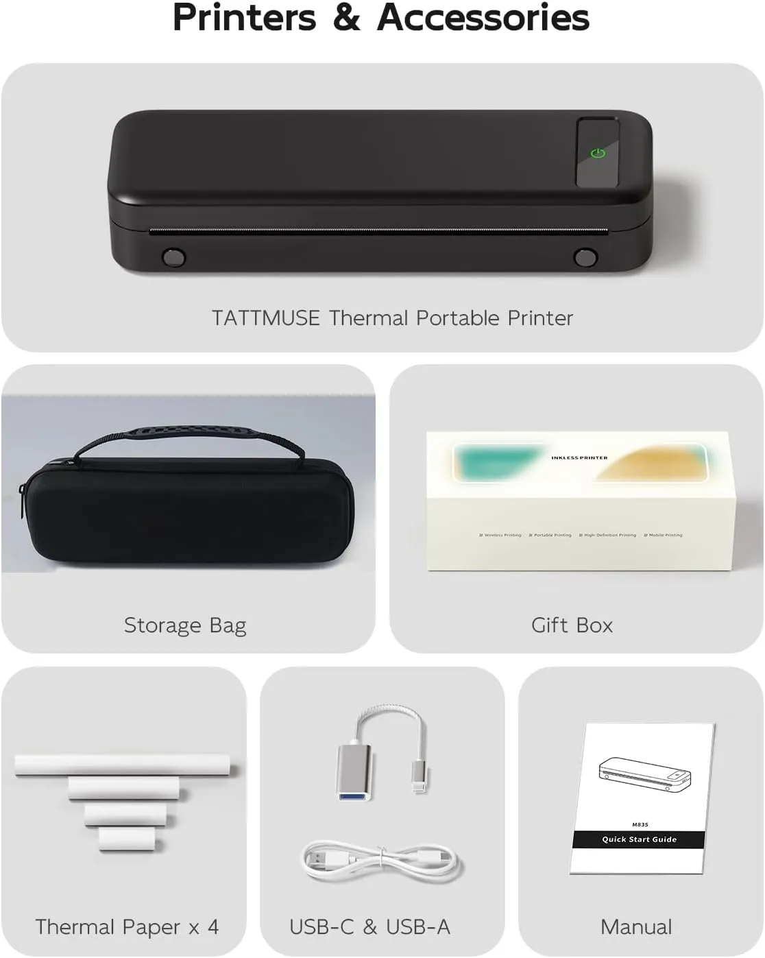 💰 Big Discount/Portable Printers Wireless for Travel