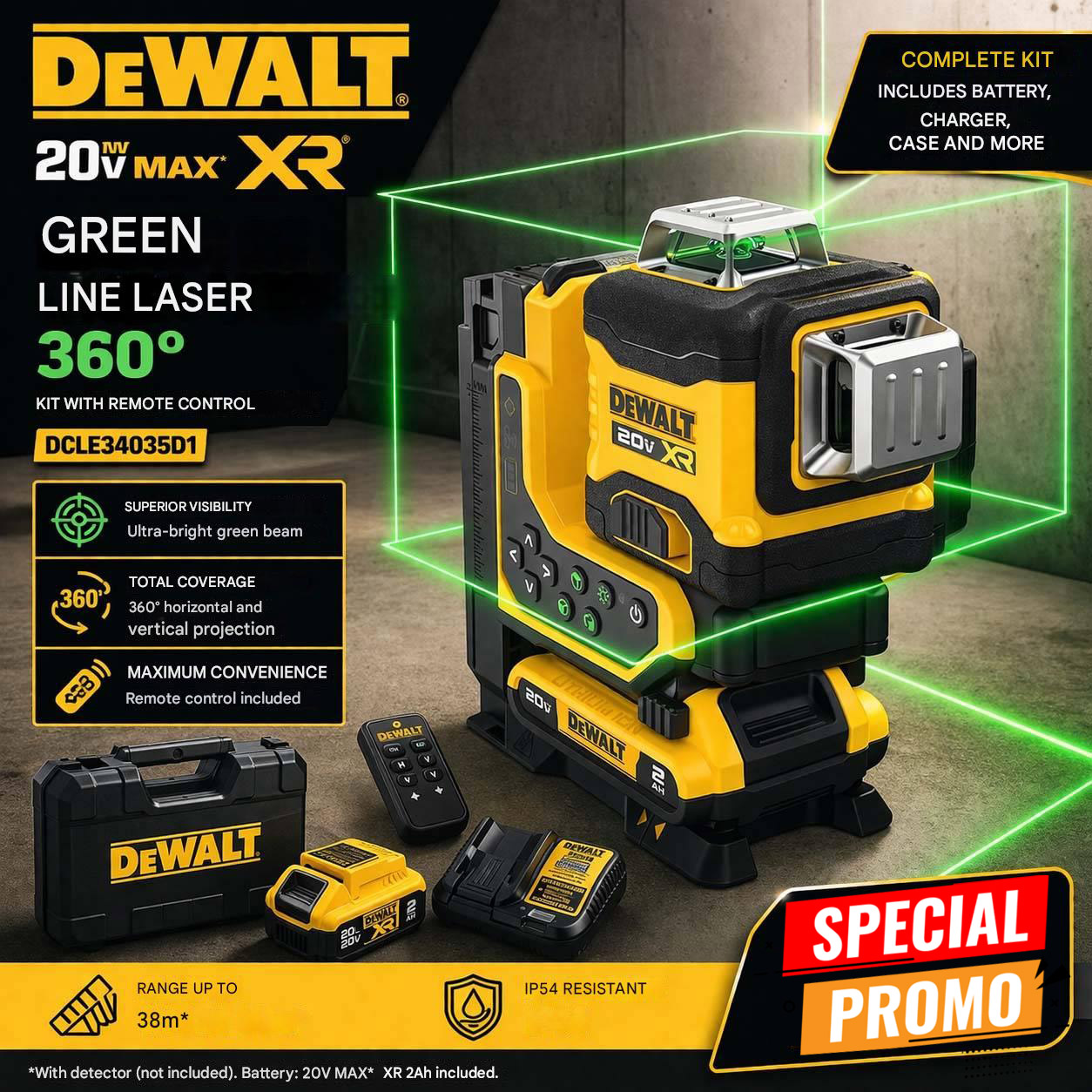 [Limited-Time Offer: 50% Off] 16-Line Laser Level