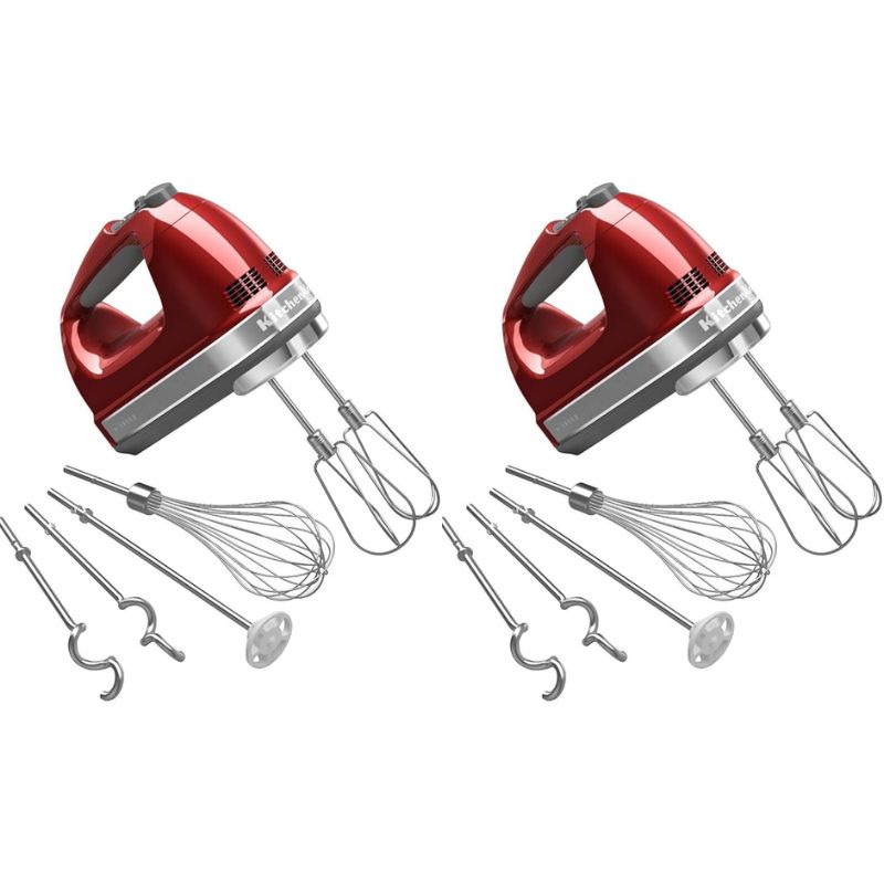 Today's Deal ✨KitchenAid Hand Mixer (with Turbo Beater II Beaters and Professional-Style Whisk)