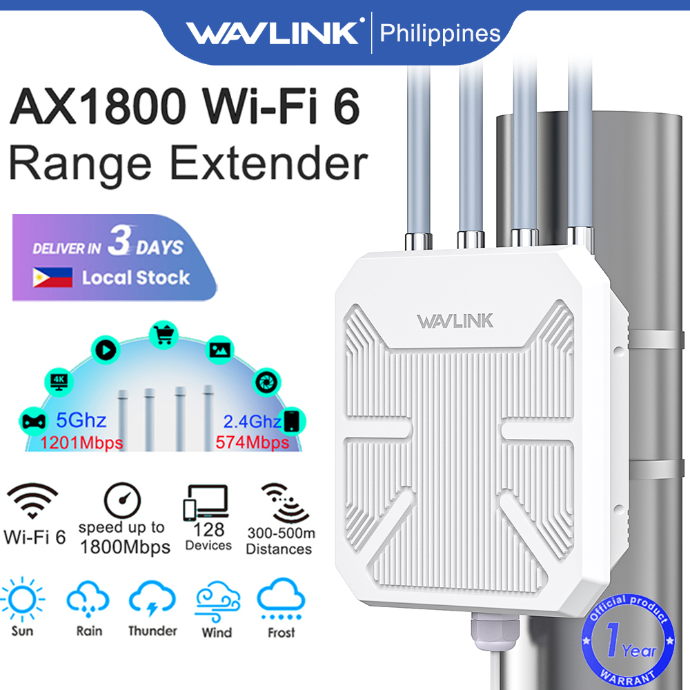 🔥Last Day 49% OFF🔥WAVLINK AX1800 Outdoor WiFi Extender