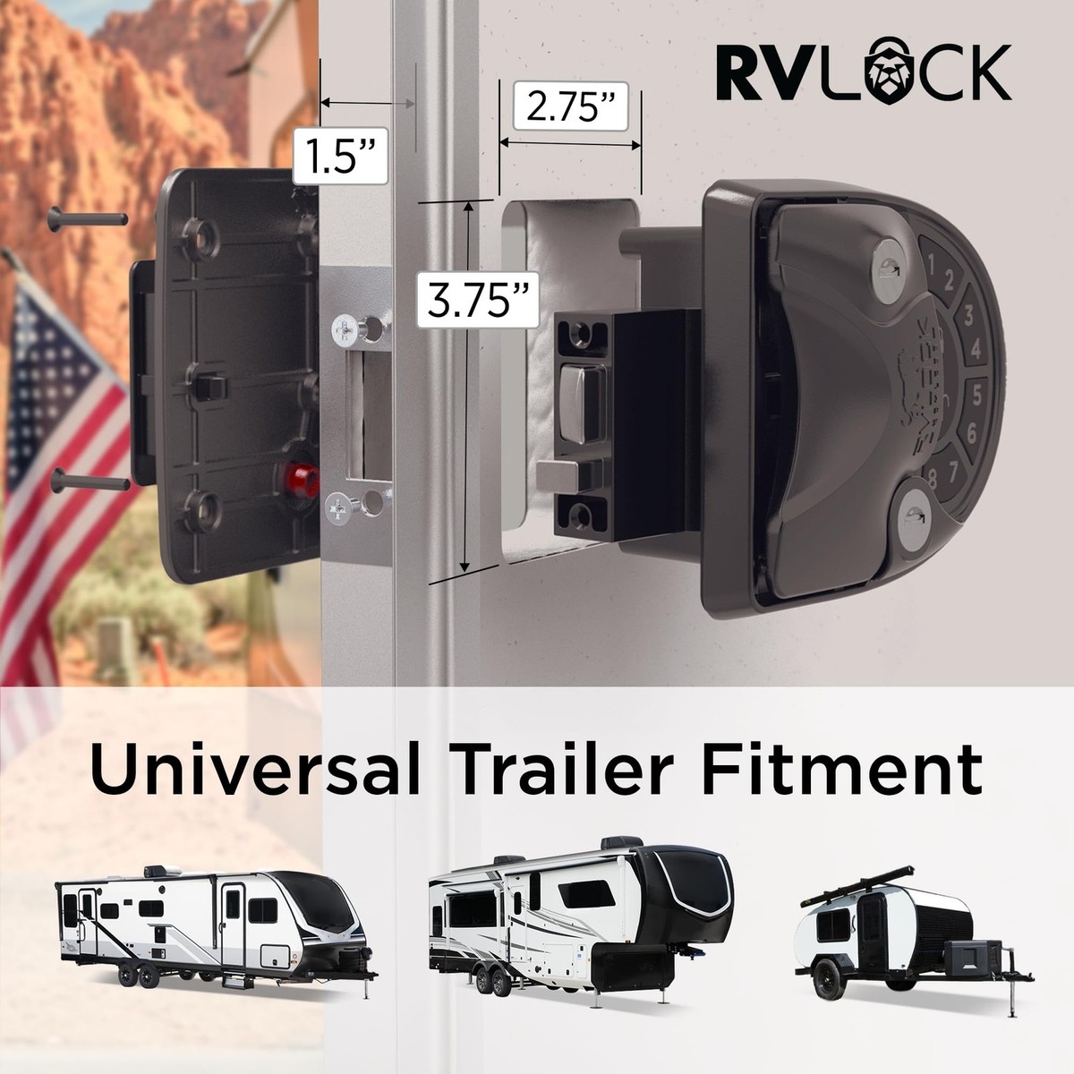 💥Special Offers⚡🔐 RVLOCK V4 Keyless RV Door Lock