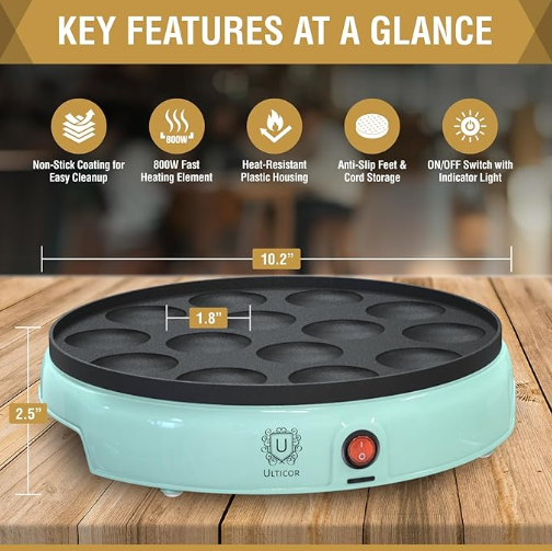 🔥Limited-time promotion🔥50PCS Mini Dutch Pancake Maker